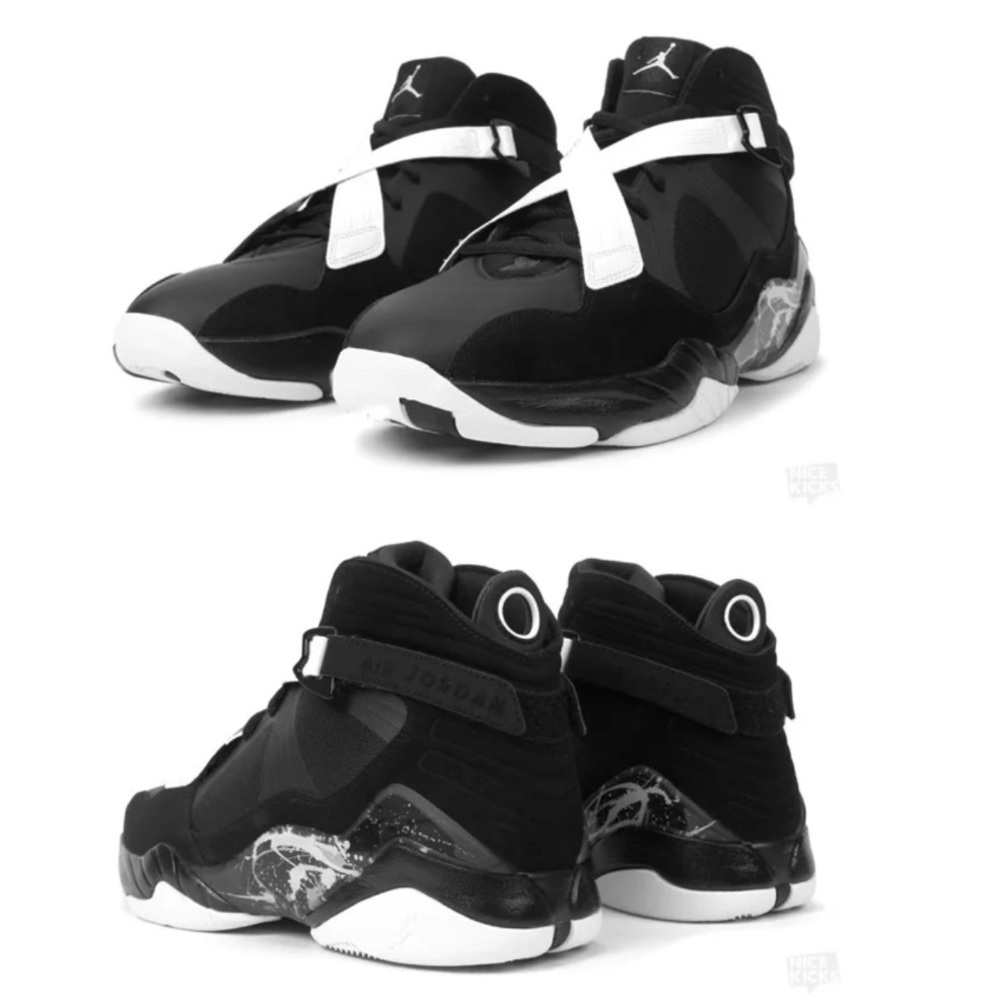 AIR JORDAN 8.0 BLACK/DARK CHARCOAL-WHITE